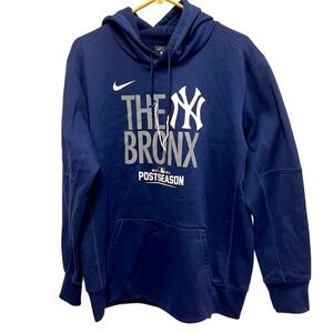 Nike New‎ York Yankees Hoodie The Bronx Post Season 2021 Fleece, blue size L